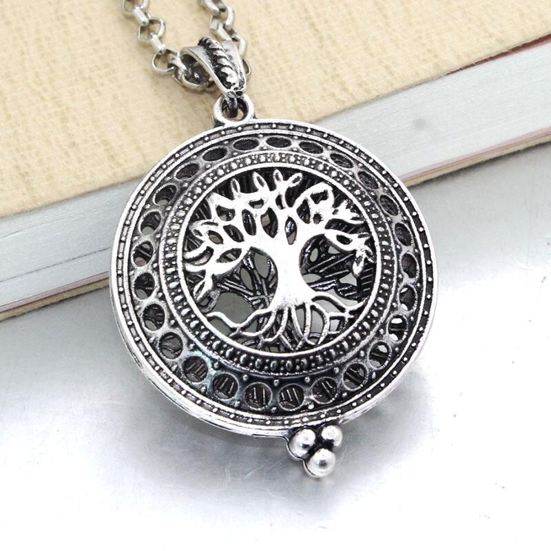 Aromatherapy Locket/Necklace - Tree of Life/Roots