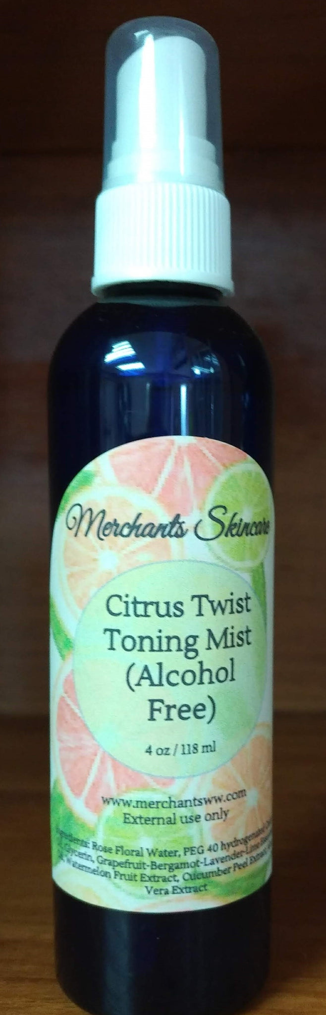 Citrus Toning Mist - 4 oz / 118 ml